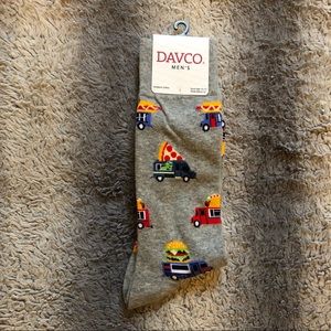 NWT Davco Socks Dinosuar Lunch Truck Pizza Taco